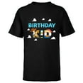 thumbnail image 1 of Disney and Pixar’s Toy Story Clouds Birthday Kid - Short Sleeve T-Shirt for Kids - Customized-Black, 1 of 5