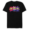 thumbnail image 1 of Disney and Pixar’s Toy Story Cute Aliens Flowers - Short Sleeve Blended T-Shirt for Adults - Customized-Black, 1 of 5