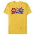 thumbnail image 1 of Disney and Pixar’s Toy Story Cute Aliens Flowers - Short Sleeve Blended T-Shirt for Adults - Customized-Yellow, 1 of 5