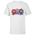 thumbnail image 1 of Disney and Pixar’s Toy Story Cute Aliens Flowers - Short Sleeve T-Shirt for Kids - Customized-White, 1 of 5