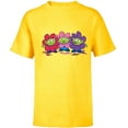 thumbnail image 1 of Disney and Pixar’s Toy Story Cute Aliens Flowers - Short Sleeve T-Shirt for Kids - Customized-Yellow, 1 of 5