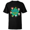 thumbnail image 1 of Disney and Pixar’s Toy Story Cute Brother of Birthday Boy - Short Sleeve T-Shirt for Kids - Customized-Black, 1 of 5