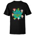 thumbnail image 1 of Disney and Pixar’s Toy Story Cute Brother of Birthday Kid - Short Sleeve T-Shirt for Kids - Customized-Black, 1 of 5