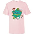thumbnail image 1 of Disney and Pixar’s Toy Story Cute Sister of the Birthday Kid - Short Sleeve T-Shirt for Kids - Customized-Soft Pink, 1 of 5