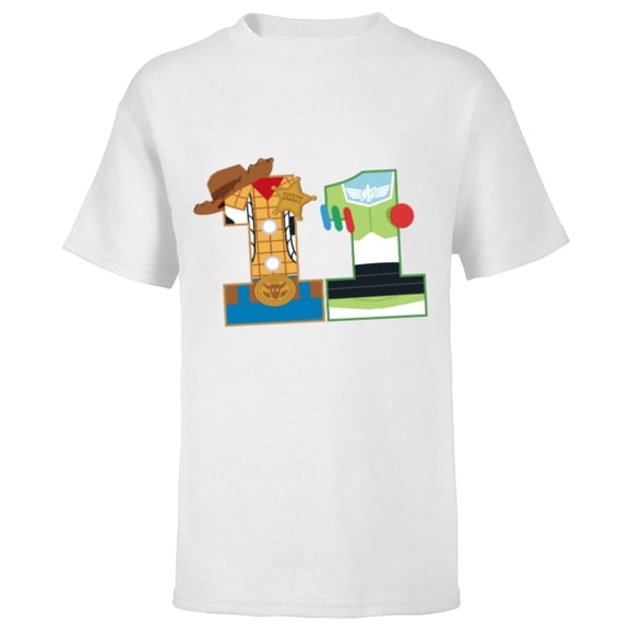 Disney and Pixar’s Toy Story Eleventh Birthday 11 Years Old - Short Sleeve T-Shirt for Kids - Customized-White