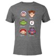 thumbnail image 1 of Disney and Pixar’s Toy Story Emoji Moods - Short Sleeve Blended T-Shirt for Adults - Customized-Dark Heather, 1 of 5