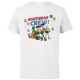 thumbnail image 1 of Disney and Pixar’s Toy Story Family Party Birthday Crew - Short Sleeve Cotton T-Shirt for Adults - Customized-White, 1 of 5