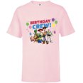 thumbnail image 1 of Disney and Pixar’s Toy Story Family Party Birthday Crew - Short Sleeve T-Shirt for Kids - Customized-Soft Pink, 1 of 5