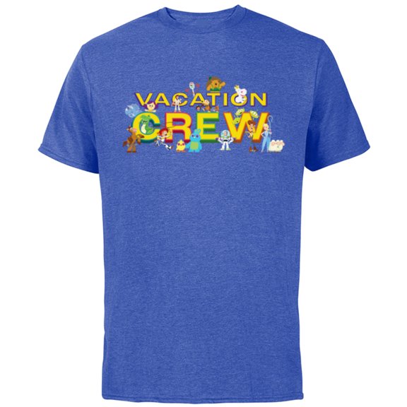 Disney and Pixar’s Toy Story Family Trip Vacation Crew - Short Sleeve Cotton T-Shirt for Adults - Customized-Royal Heather