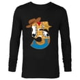 thumbnail image 1 of Disney and Pixar’s Toy Story Fifth Birthday 5 Years Old - Long Sleeve T-Shirt for Men - Customized-Black, 1 of 5
