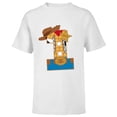 thumbnail image 1 of Disney and Pixar’s Toy Story First Birthday 1 Year Old - Short Sleeve T-Shirt for Kids - Customized-White, 1 of 5