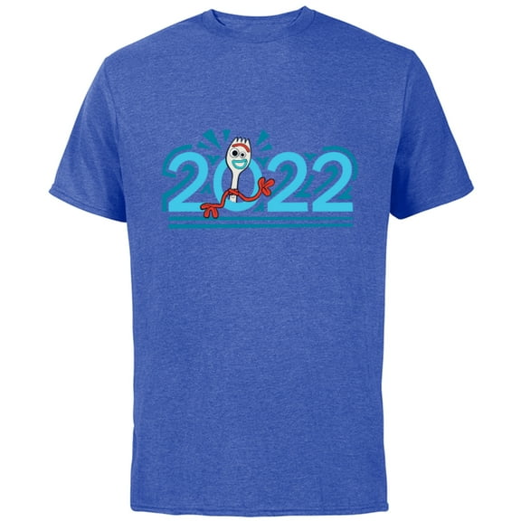 Disney and Pixar’s Toy Story Forky 2022 - Short Sleeve Cotton T-Shirt for Adults - Customized-Royal Heather