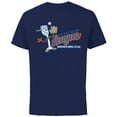 thumbnail image 1 of Disney and Pixar’s Toy Story Forky Baseball Sports My League - Short Sleeve Cotton T-Shirt for Adults - Customized-Navy, 1 of 5