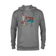 thumbnail image 1 of Disney and Pixar’s Toy Story Forky Candy Cane Cutie Holiday Standard - Pullover Hoodie for Adults – Customized-Graphite Heather, 1 of 5