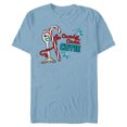 thumbnail image 1 of Disney and Pixar’s Toy Story Forky Candy Cane Cutie Holiday Standard - Short Sleeve Blended T-Shirt for Adults – Customized-Ocean Blue, 1 of 5