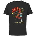 thumbnail image 1 of Disney and Pixar’s Toy Story Forky Class of 2023 Graduation - Short Sleeve Cotton T-Shirt for Adults - Customized-Black, 1 of 5