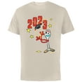 thumbnail image 1 of Disney and Pixar’s Toy Story Forky Class of 2023 Graduation - Short Sleeve Cotton T-Shirt for Adults - Customized-Natural, 1 of 5