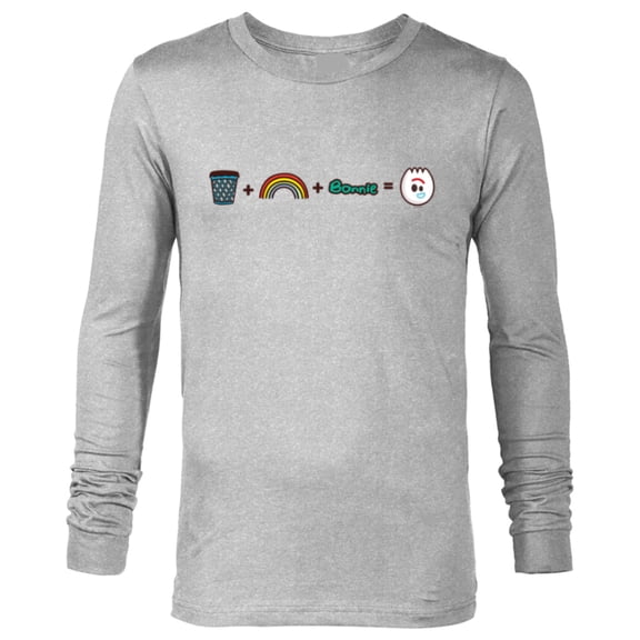 Disney and Pixar’s Toy Story Forky Emoji Code Formula - Long Sleeve T-Shirt for Men - Customized-Athletic Heather