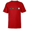 thumbnail image 1 of Disney and Pixar’s Toy Story Forky Emoji Code Formula - Short Sleeve T-Shirt for Kids - Customized-Red, 1 of 5