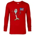 thumbnail image 1 of Disney and Pixar’s Toy Story Forky Flag Fourth of July - Long Sleeve T-Shirt for Men - Customized-New Red, 1 of 5