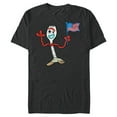 thumbnail image 1 of Disney and Pixar’s Toy Story Forky Flag Fourth of July - Short Sleeve Blended T-Shirt for Adults - Customized-Dark Heather, 1 of 5
