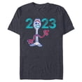 thumbnail image 1 of Disney and Pixar’s Toy Story Forky Graduation Class of 2023 - Short Sleeve Blended T-Shirt for Adults - Customized-Navy Heather, 1 of 5