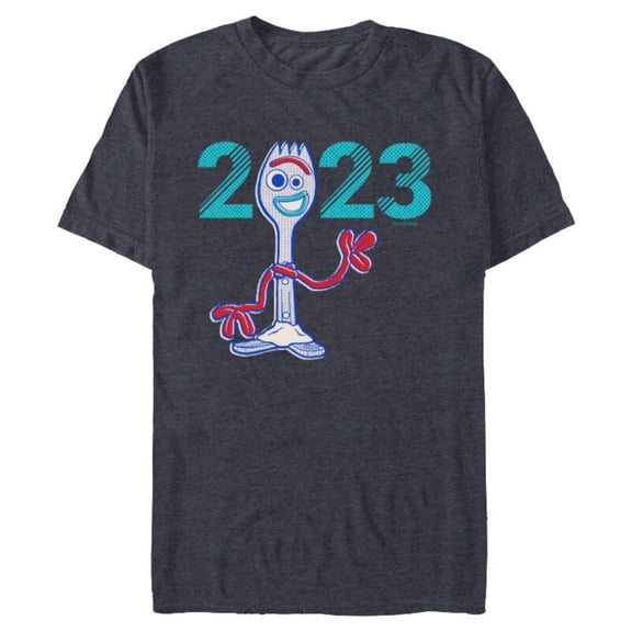 Disney and Pixar’s Toy Story Forky Graduation Class of 2023 - Short Sleeve Blended T-Shirt for Adults - Customized-Navy Heather