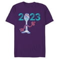 thumbnail image 1 of Disney and Pixar’s Toy Story Forky Graduation Class of 2023 - Short Sleeve Blended T-Shirt for Adults - Customized-Purple, 1 of 5