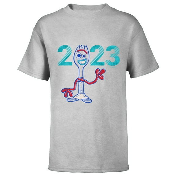 Disney and Pixar’s Toy Story Forky Graduation Class of 2023 - Short Sleeve T-Shirt for Kids - Customized-Athletic Heather
