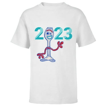 Disney and Pixar’s Toy Story Forky Graduation Class of 2023 - Short Sleeve T-Shirt for Kids - Customized-White