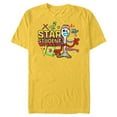 thumbnail image 1 of Disney and Pixar’s Toy Story Forky Star Student - Short Sleeve Blended T-Shirt for Adults - Customized-Yellow, 1 of 5