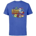 thumbnail image 1 of Disney and Pixar’s Toy Story Forky Star Student - Short Sleeve Cotton T-Shirt for Adults - Customized-Royal Heather, 1 of 5