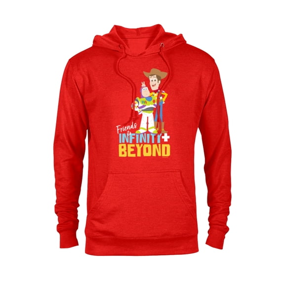 Disney and Pixar’s Toy Story Friends to Infinity and Beyond - Pullover Hoodie for Adults - Customized-Red