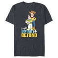 thumbnail image 1 of Disney and Pixar’s Toy Story Friends to Infinity and Beyond - Short Sleeve Blended T-Shirt for Adults - Customized-Navy Heather, 1 of 5