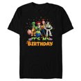 thumbnail image 1 of Disney and Pixar’s Toy Story It’s My Birthday Party Matching - Short Sleeve Blended T-Shirt for Adults - Customized-Black, 1 of 5