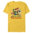 thumbnail image 1 of Disney and Pixar’s Toy Story It’s My Birthday Party Matching - Short Sleeve Blended T-Shirt for Adults - Customized-Yellow, 1 of 5
