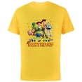 thumbnail image 1 of Disney and Pixar’s Toy Story It’s My Birthday Party Matching - Short Sleeve Cotton T-Shirt for Adults - Customized-Yellow, 1 of 5