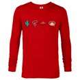 thumbnail image 1 of Disney and Pixar’s Toy Story Jessie Emoji Code Formula - Long Sleeve T-Shirt for Men - Customized-New Red, 1 of 5