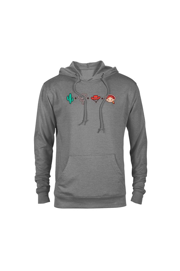 Disney and Pixar’s Toy Story Jessie Emoji Code Formula - Pullover Hoodie for Adults - Customized-Athletic Heather