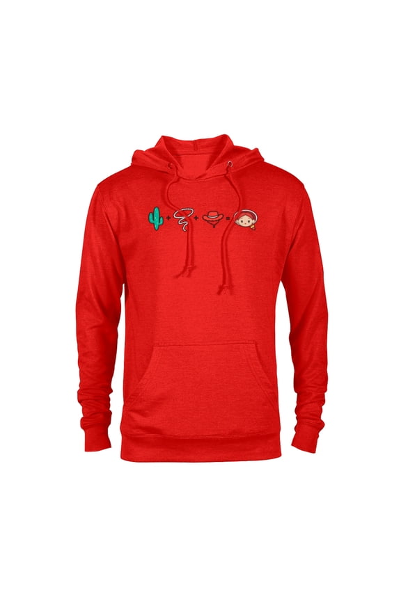 Disney and Pixar’s Toy Story Jessie Emoji Code Formula - Pullover Hoodie for Adults - Customized-Red