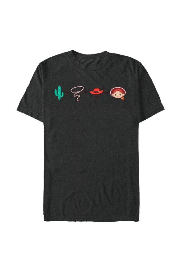 Disney and Pixar’s Toy Story Jessie Emoji Code Formula - Short Sleeve Blended T-Shirt for Adults - Customized-Dark Heather