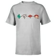 thumbnail image 1 of Disney and Pixar’s Toy Story Jessie Emoji Code Formula - Short Sleeve T-Shirt for Kids - Customized-Athletic Heather, 1 of 5