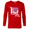 thumbnail image 1 of Disney and Pixar’s Toy Story Lotso Bear Fluffy Rainbows Cute - Long Sleeve T-Shirt for Men - Customized-New Red, 1 of 5