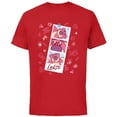 thumbnail image 1 of Disney and Pixar’s Toy Story Lotso Fluffy Cute Photo Strip - Short Sleeve Cotton T-Shirt for Adults - Customized-Red, 1 of 5
