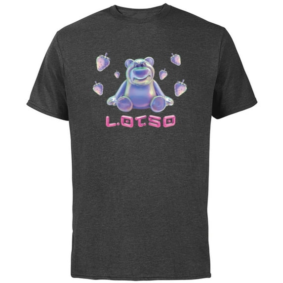 Disney and Pixar’s Toy Story Lotso Futurism - Short Sleeve Cotton T-Shirt for Adults - Customized-Charcoal
