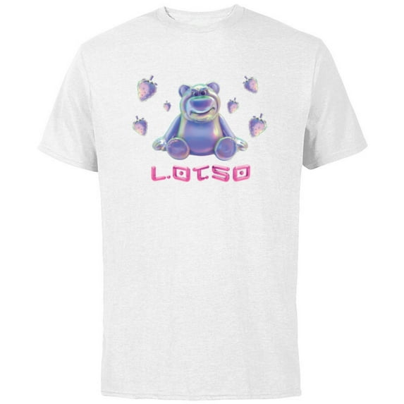 Disney and Pixar’s Toy Story Lotso Futurism - Short Sleeve Cotton T-Shirt for Adults - Customized-White