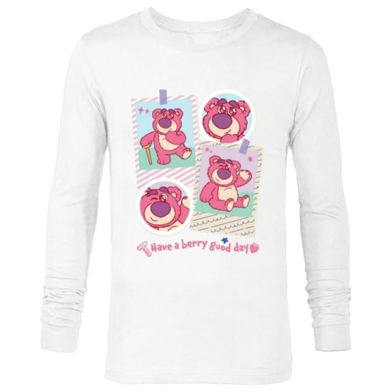 Disney and Pixar’s Toy Story Lotso Have a Berry Good Day - Long Sleeve T-Shirt for Men - Customized-White