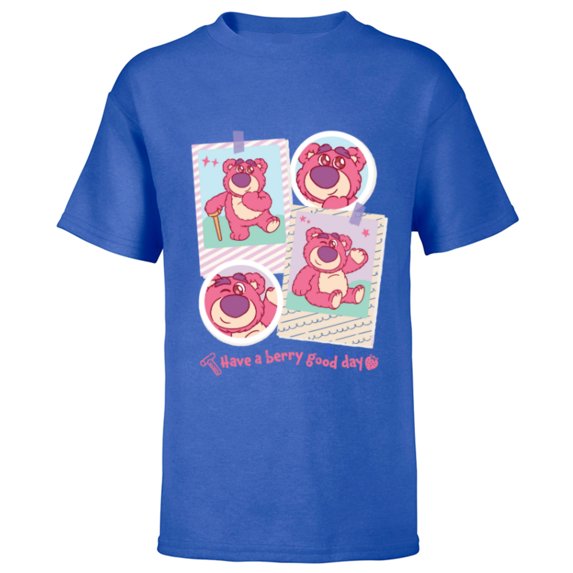 Disney and Pixar’s Toy Story Lotso Have a Berry Good Day - Short Sleeve T-Shirt for Kids - Customized-Royal