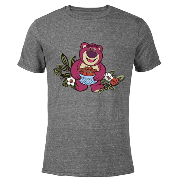 Disney and Pixar’s Toy Story Lotso Strawberry Fest - Short Sleeve Blended T-Shirt for Adults - Customized-Dark Heather