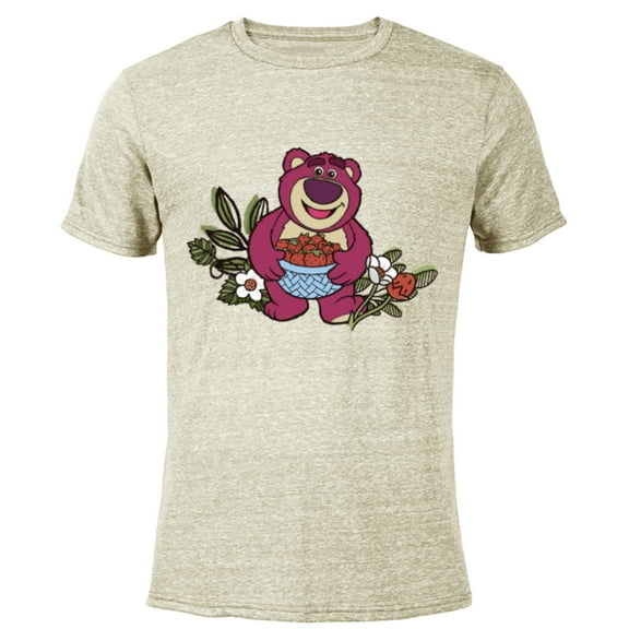 Disney and Pixar’s Toy Story Lotso Strawberry Fest - Short Sleeve Blended T-Shirt for Adults - Customized-Yellow